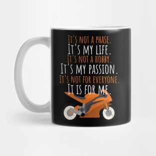 Motorcycle life hobby passion Mug